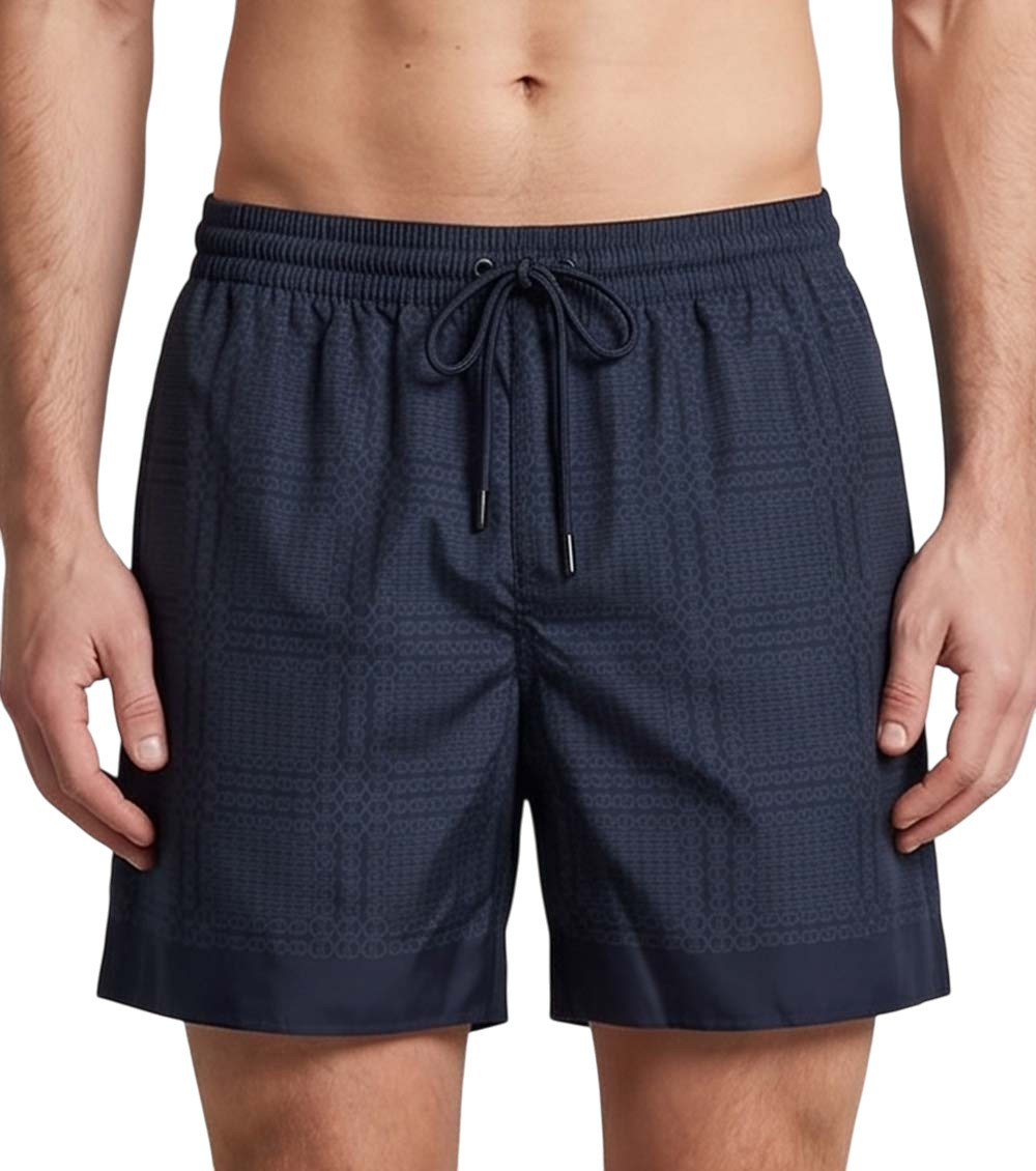 Gucci - short length swimsuit all over pattern