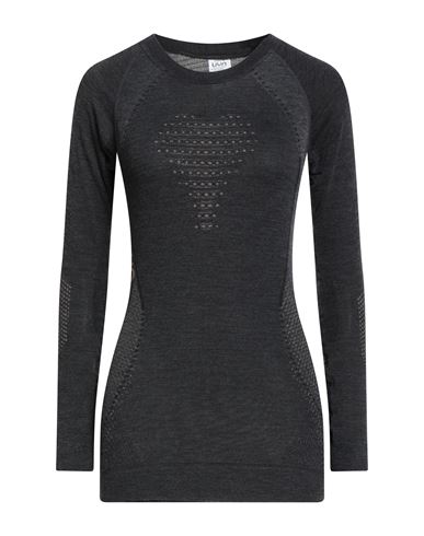 Woman Sweater Charcoal Size L/XL Polyester, Lyocell, Polyamide, Cashmere, Polypropylene