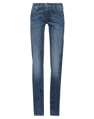 Jacob Cohёn Woman Jeans Blue Size 26 Cotton, Polyurethane