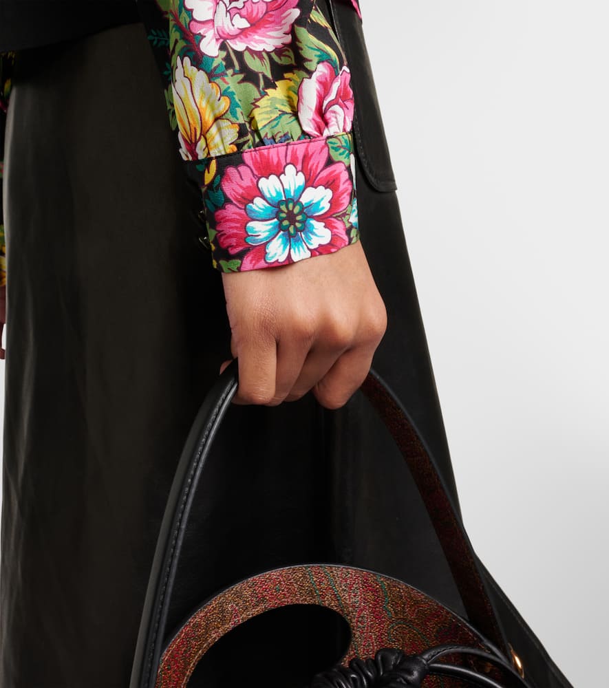 Printed silk shirt