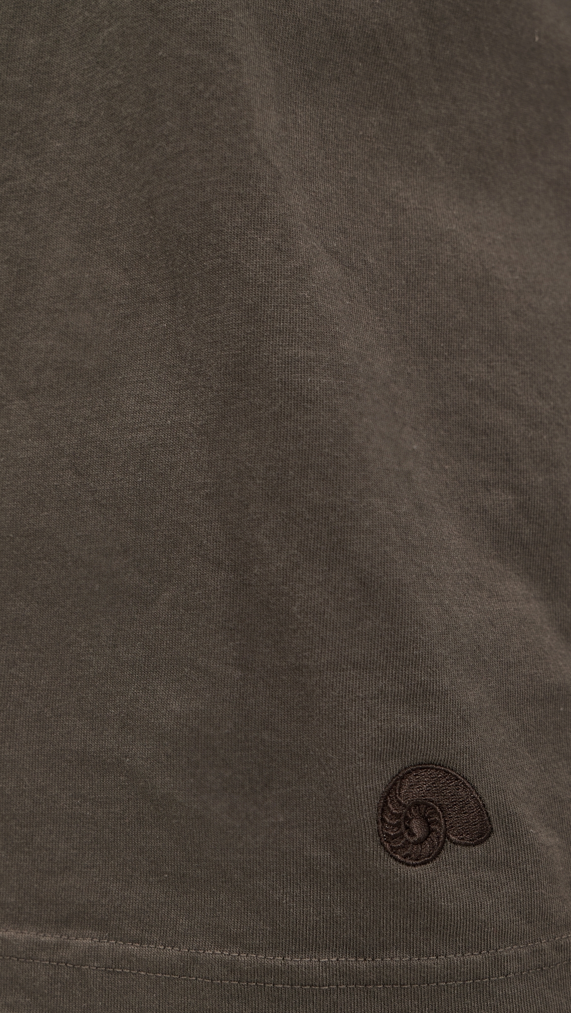 Crew T-shirt Brown