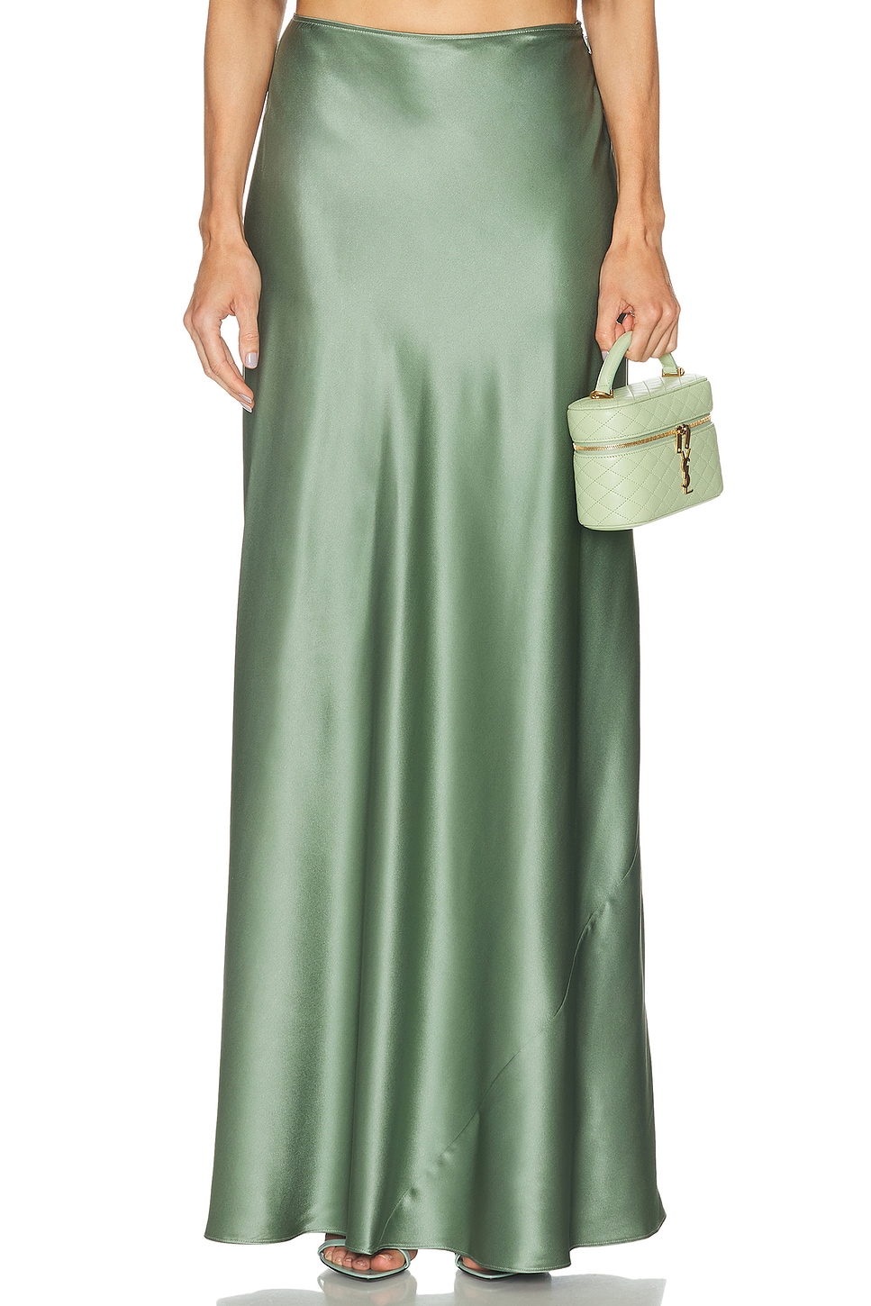 HEIRLOME Perla Skirt in Eucalyptus - Sage. 0 also