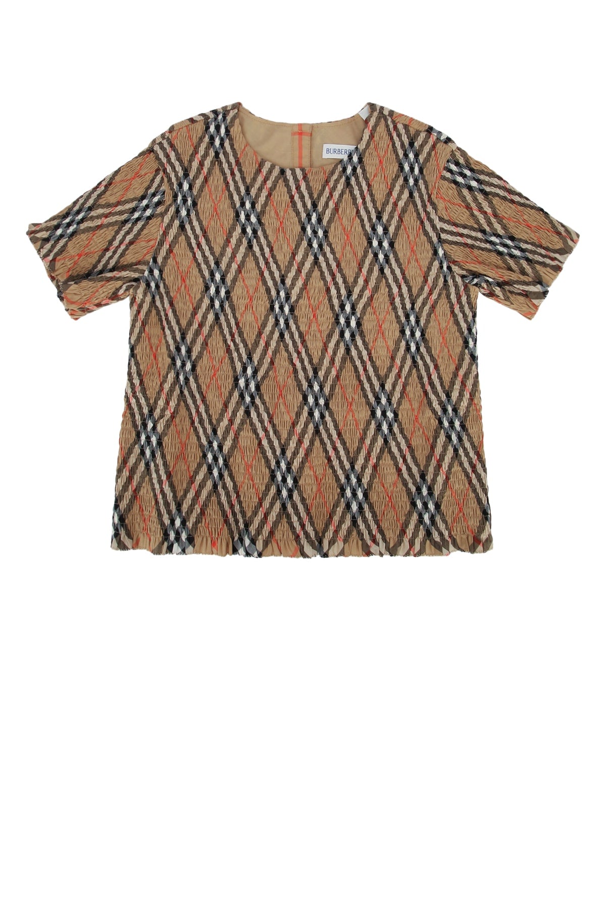 Madeline B Chk Sweater — Beige