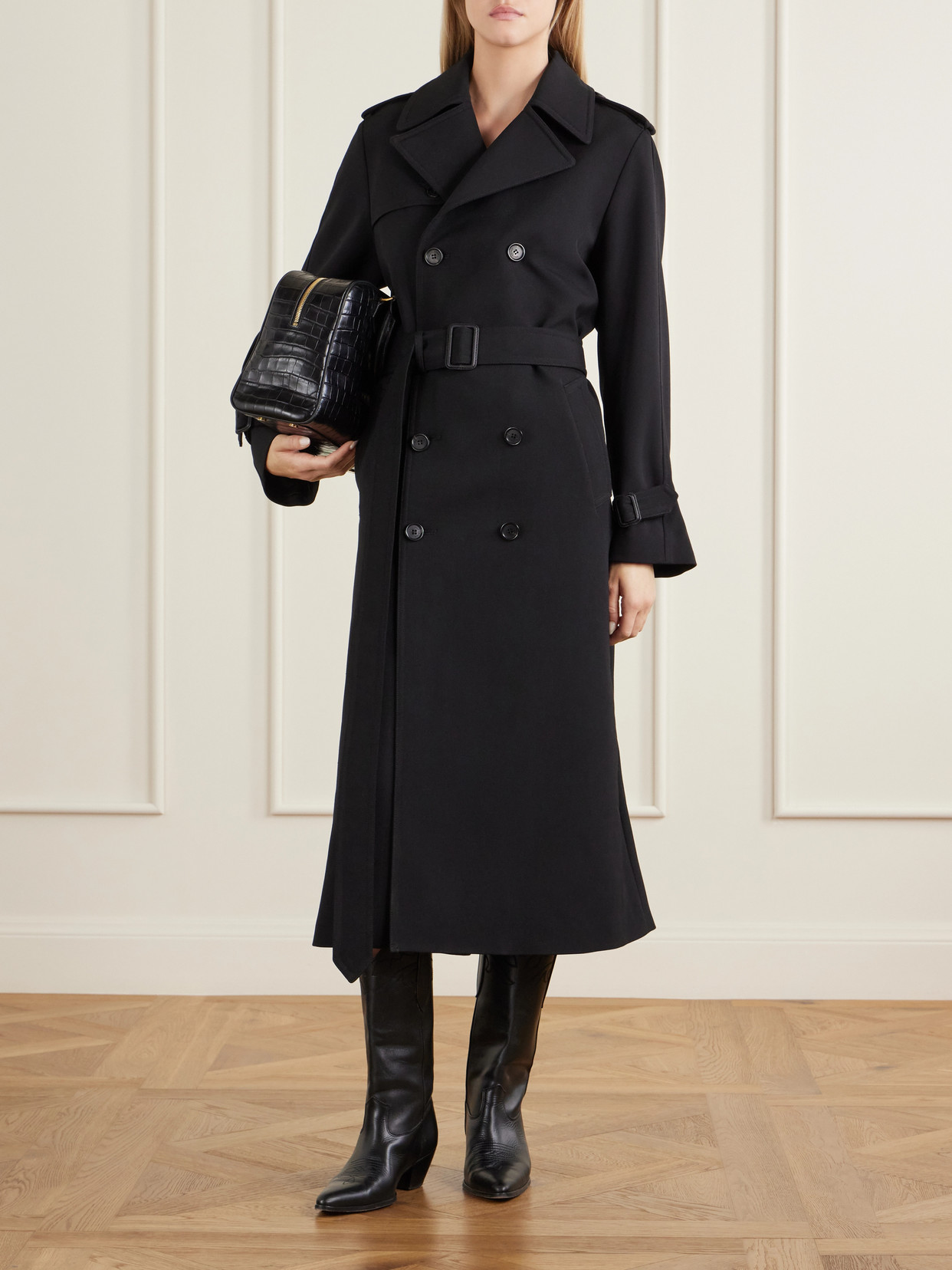 Towns Leather Boots - Black