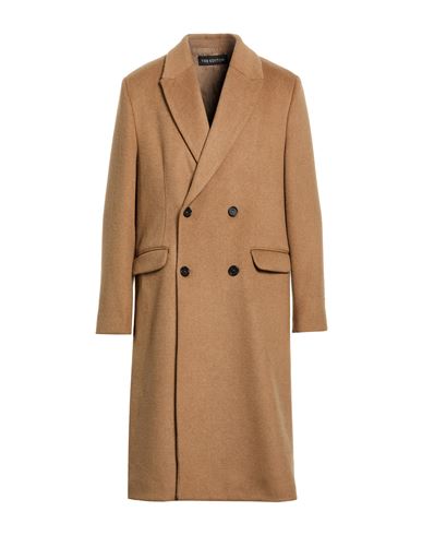 Man Coat Camel Size 38 Wool, Polyester