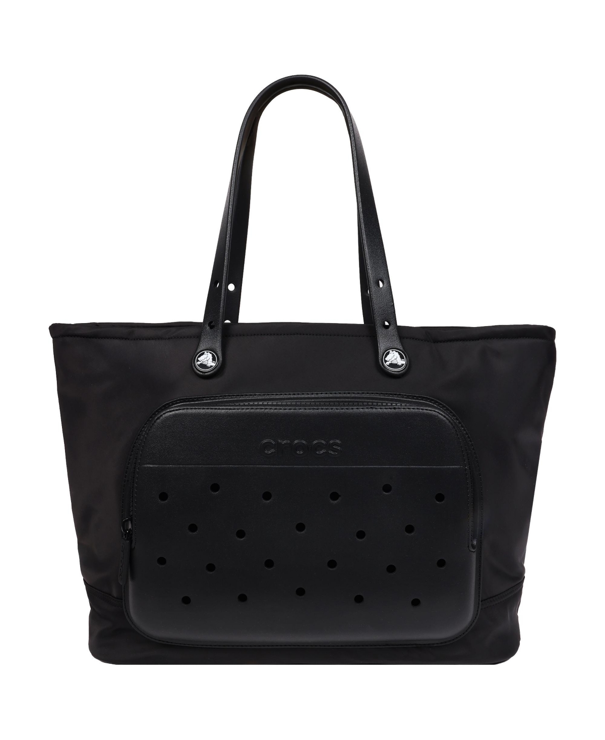Large Tote with Pockets - Black