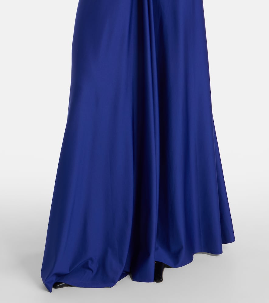 Draped maxi dress