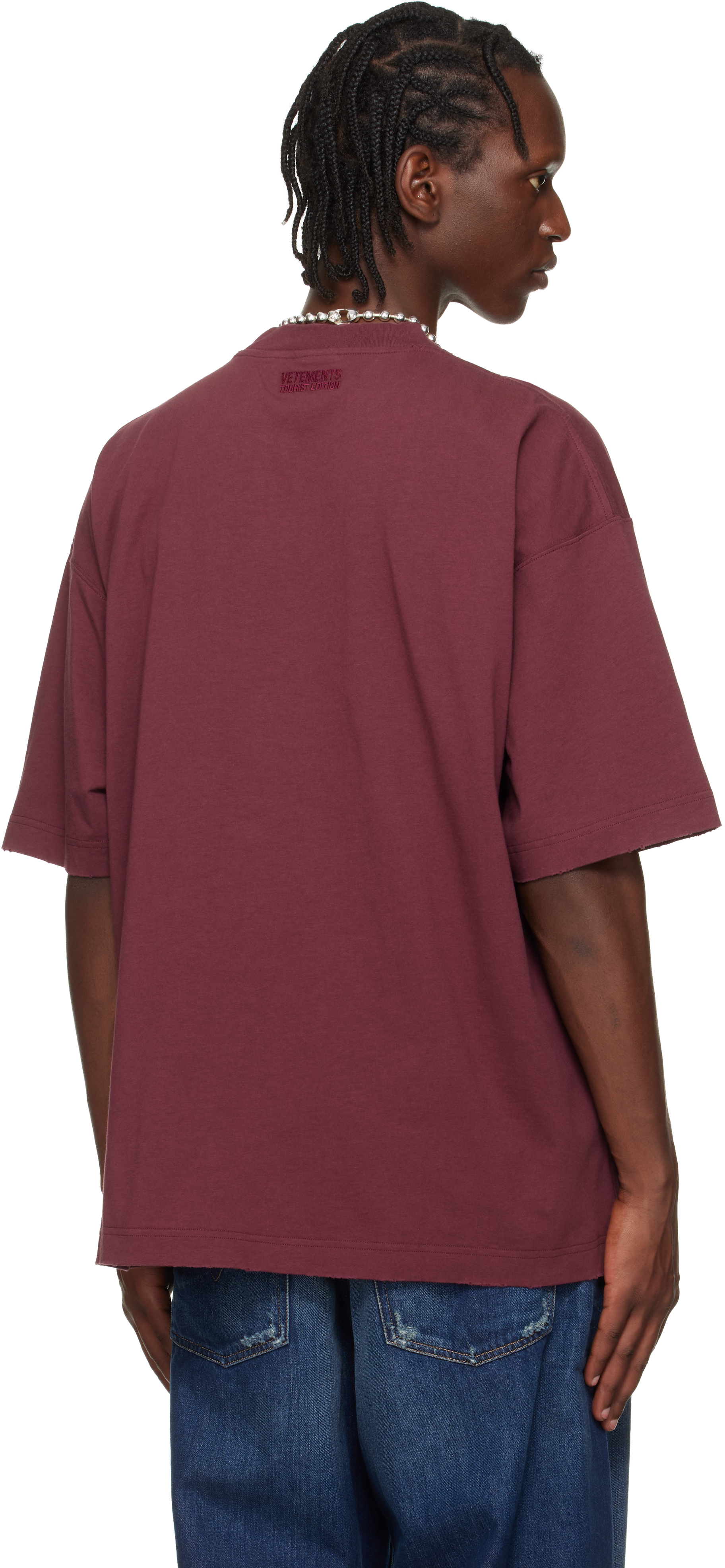 Burgundy 'Brugge' Tourist T-shirt