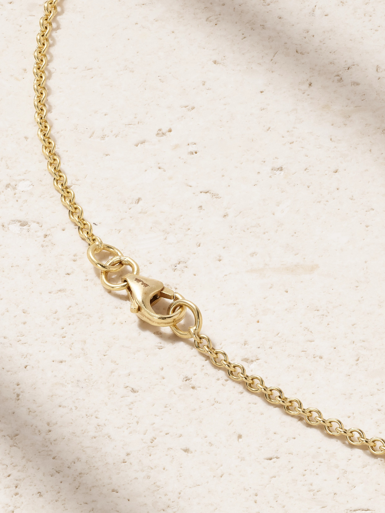 Gold, Tourmaline And Diamond Necklace - Pink