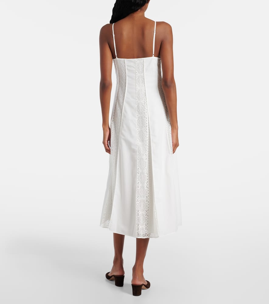 Mina lace midi dress