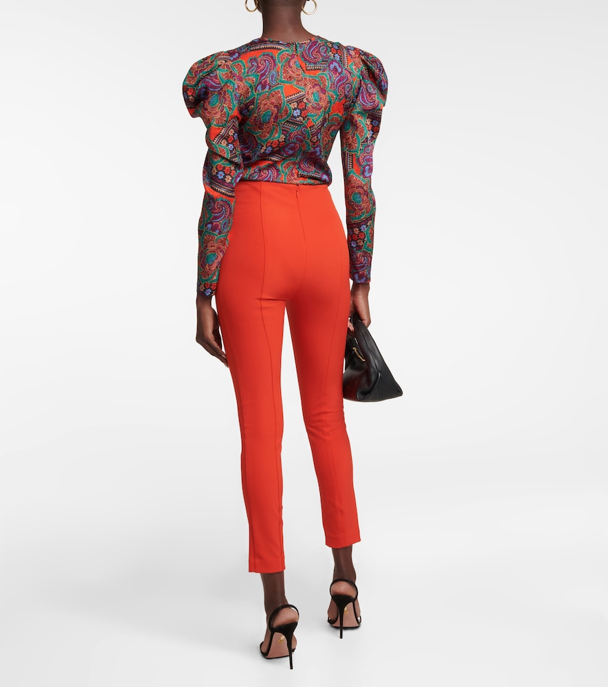 Veronica Beard High-rise skinny scuba pants