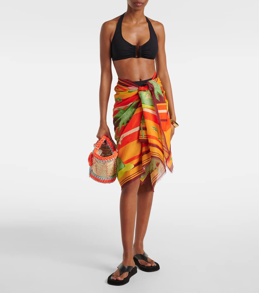 Alémais Palm Island cotton beach cover-up