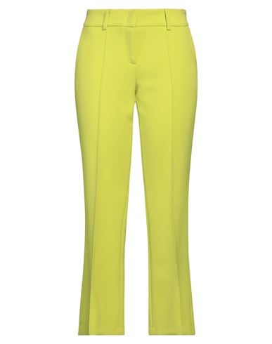 Cambio Woman Pants Lime green Size 4 Polyester, Viscose, Cotton, Elastane