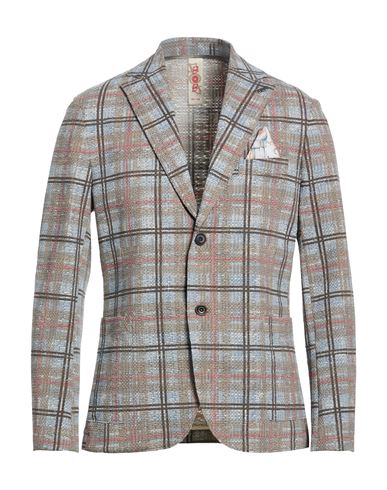 Man Blazer Taupe Size 40 Cotton, Polyester, Elastane