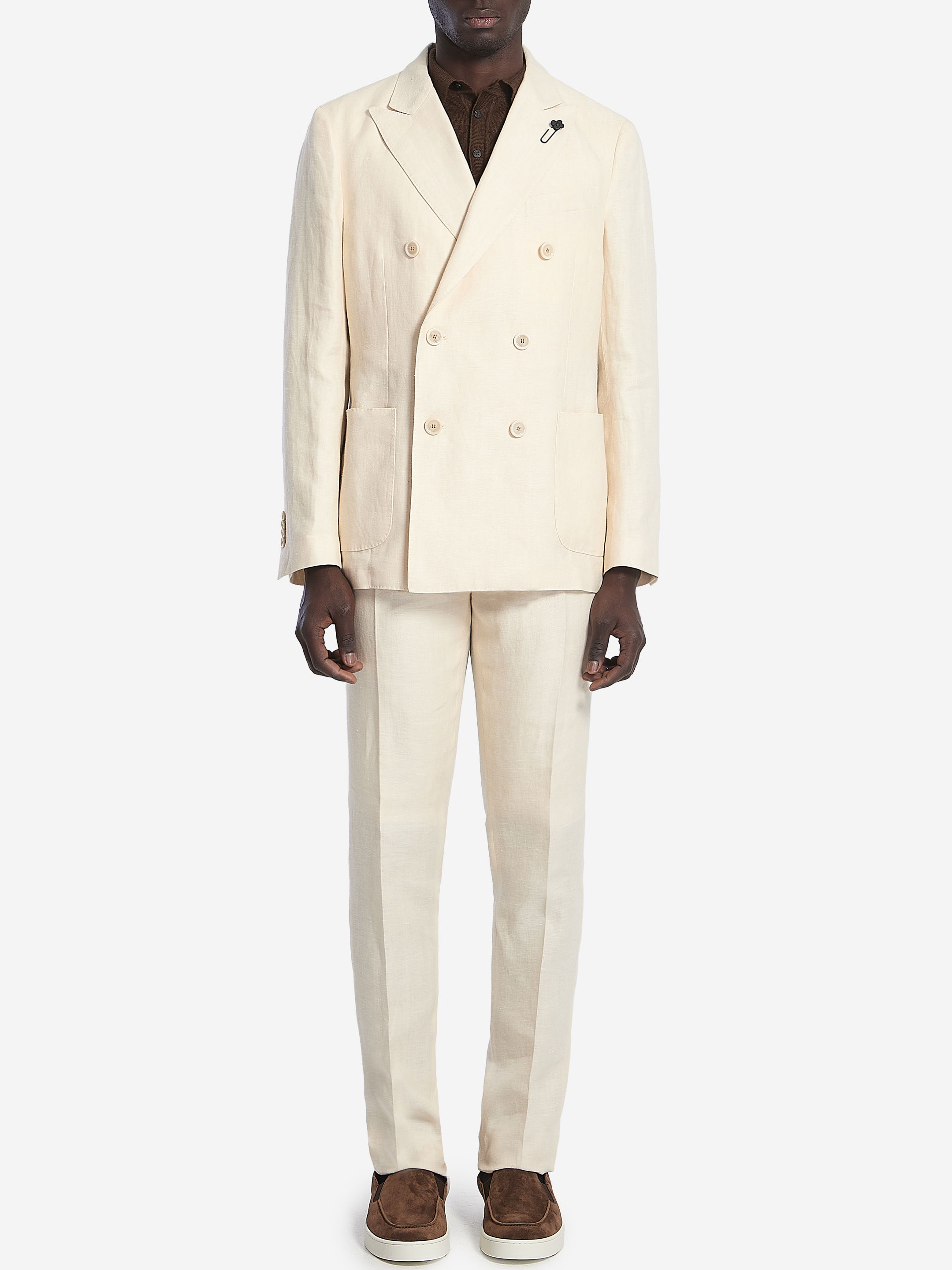 Twopiece linen suit