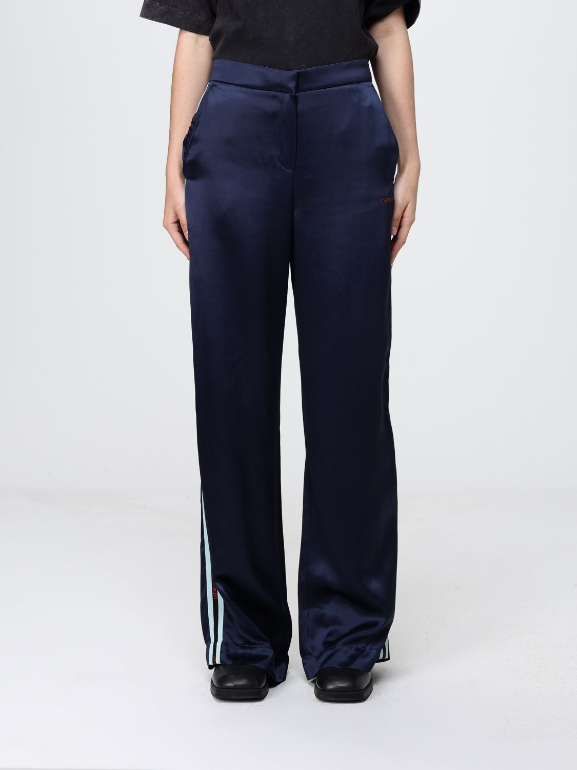 Pants Woman color Blue