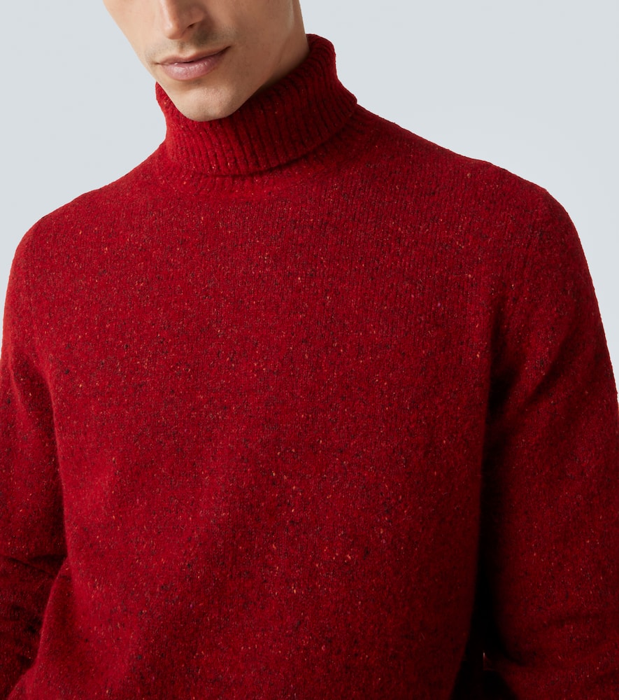 Wool, silk and cotton-blend sweater