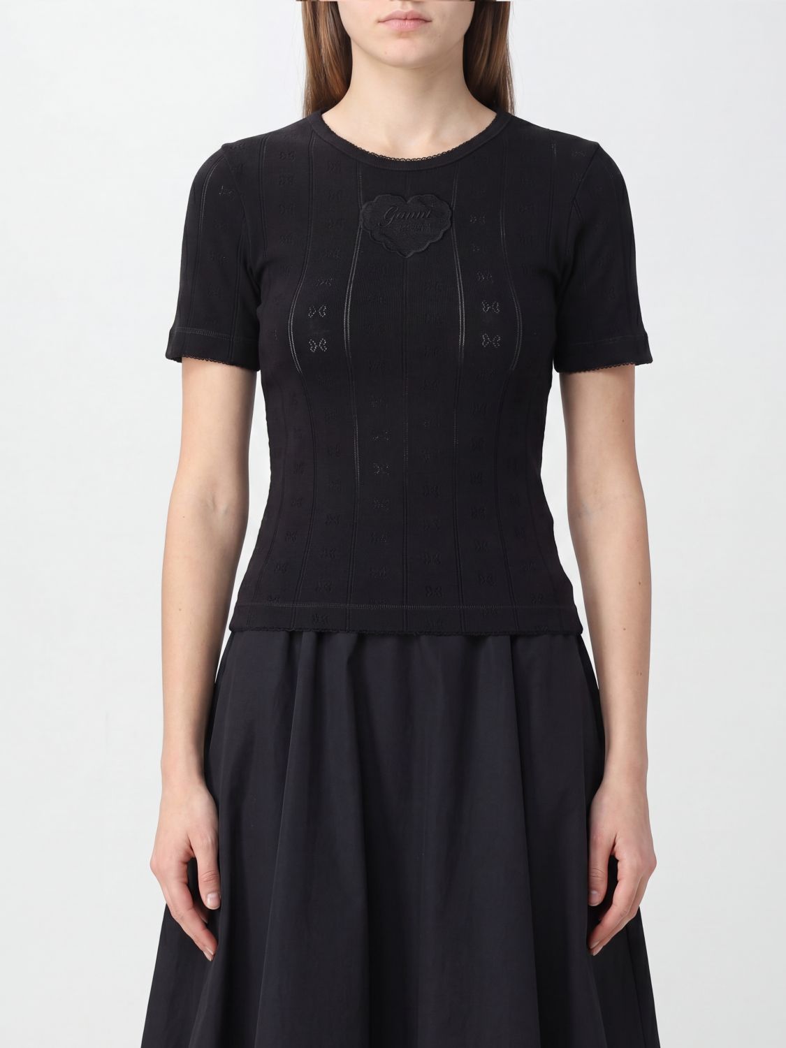 Polo Shirt Woman color Black
