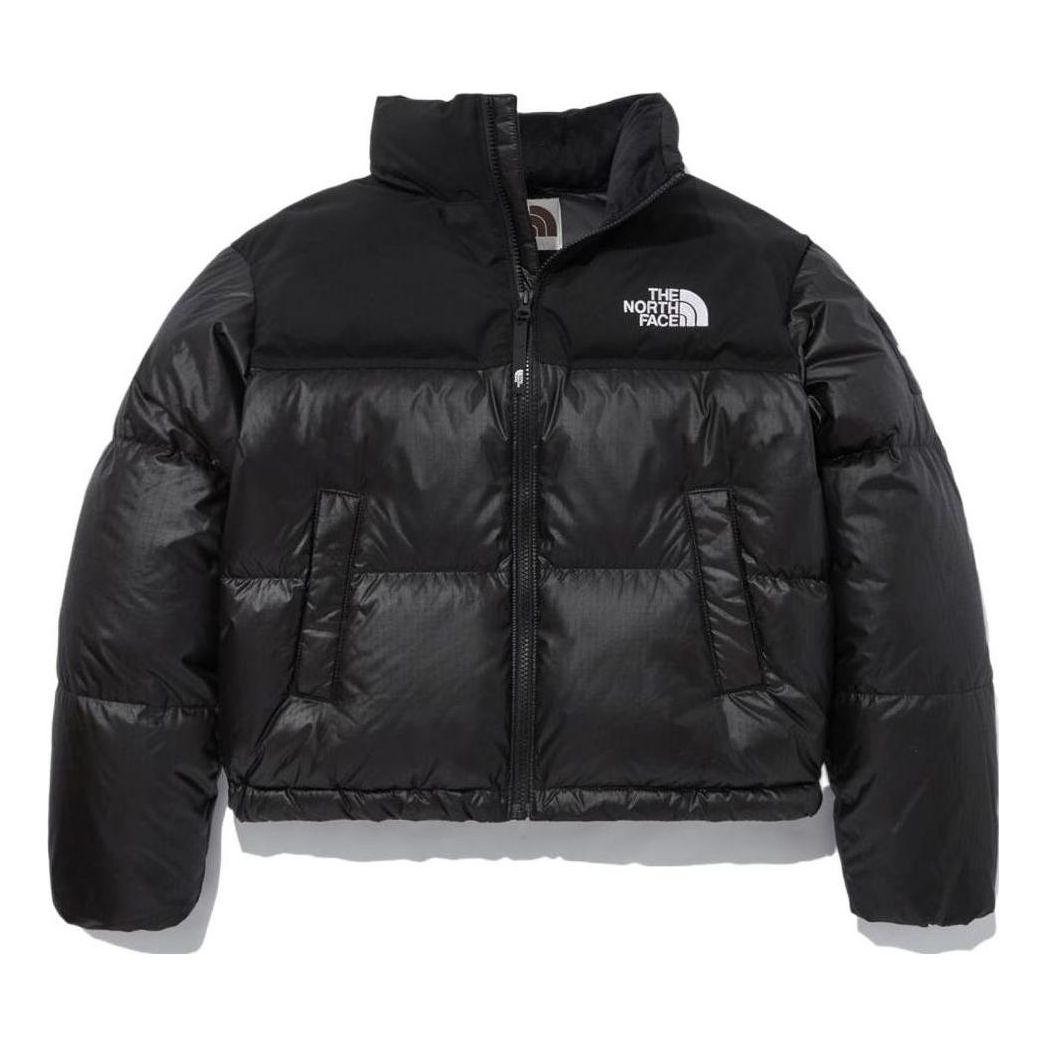 (WMNS) White Label Novelty Nuptse Down Jacket Asia Sizing 'Matte Black'