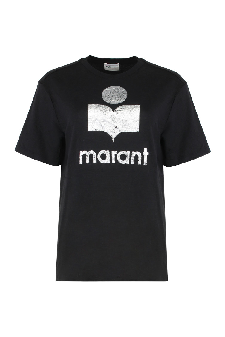 Black Graphic Crew Neck T-Shirt