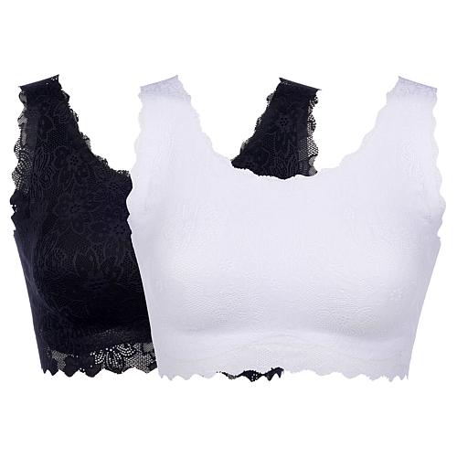 2-pack Lace Body Bra - Black