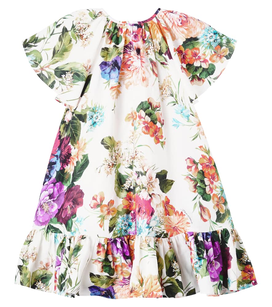 Floral linen dress