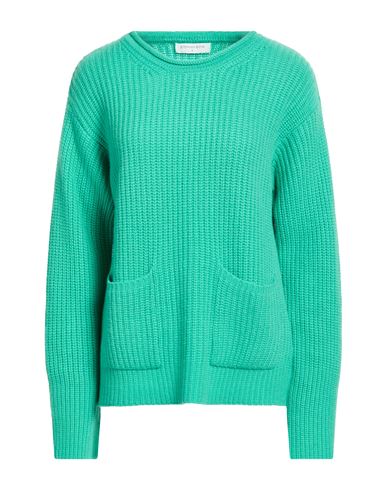 Woman Sweater Emerald green Size L Cashmere