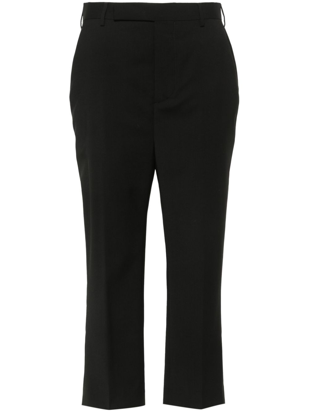 Pressed-creased wool trousers - Pink