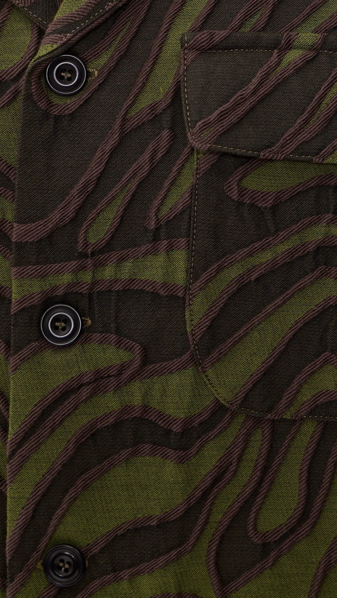 Aloha Shirt Camo Jacquard