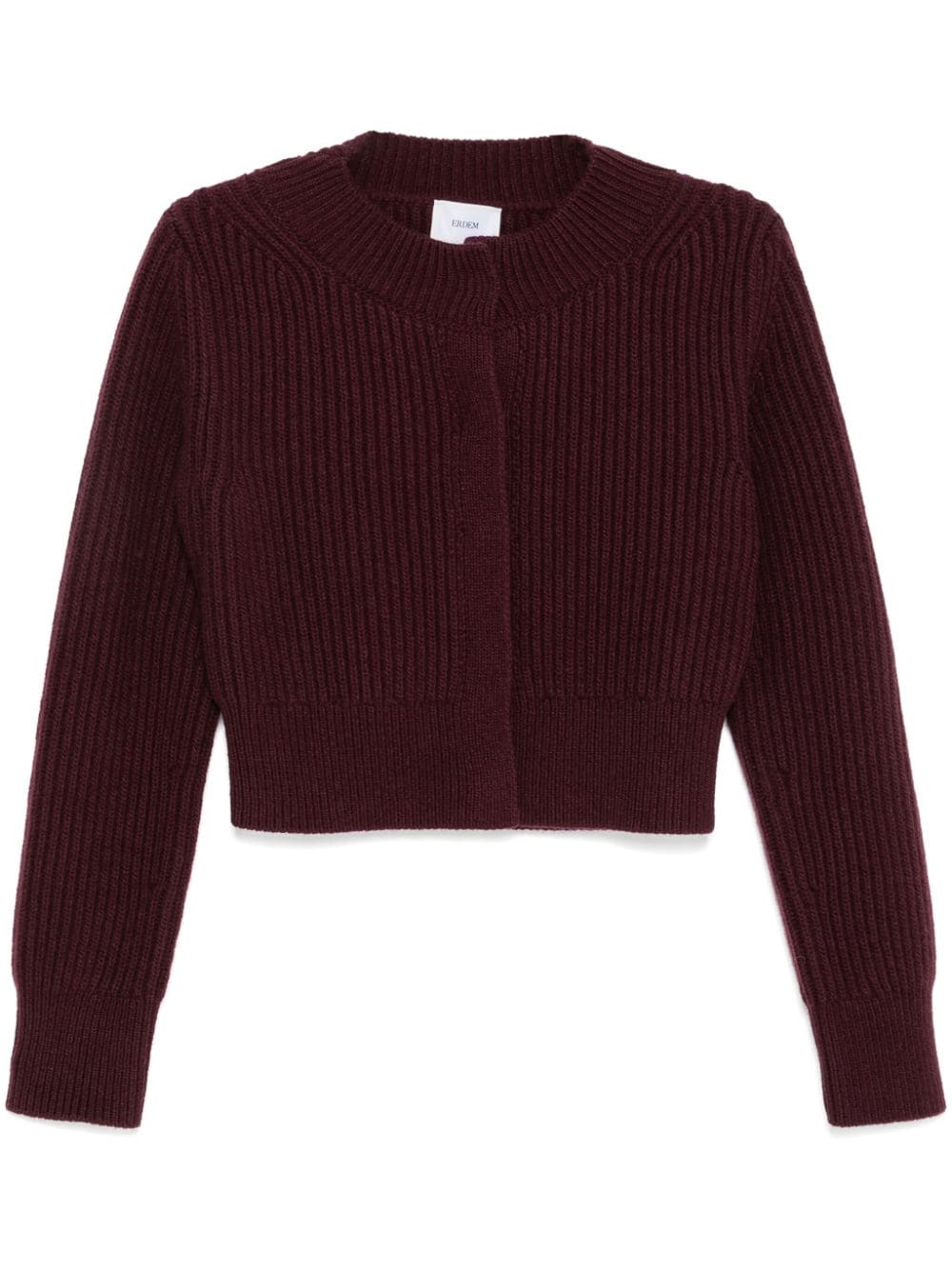 Cropped cardigan - Red