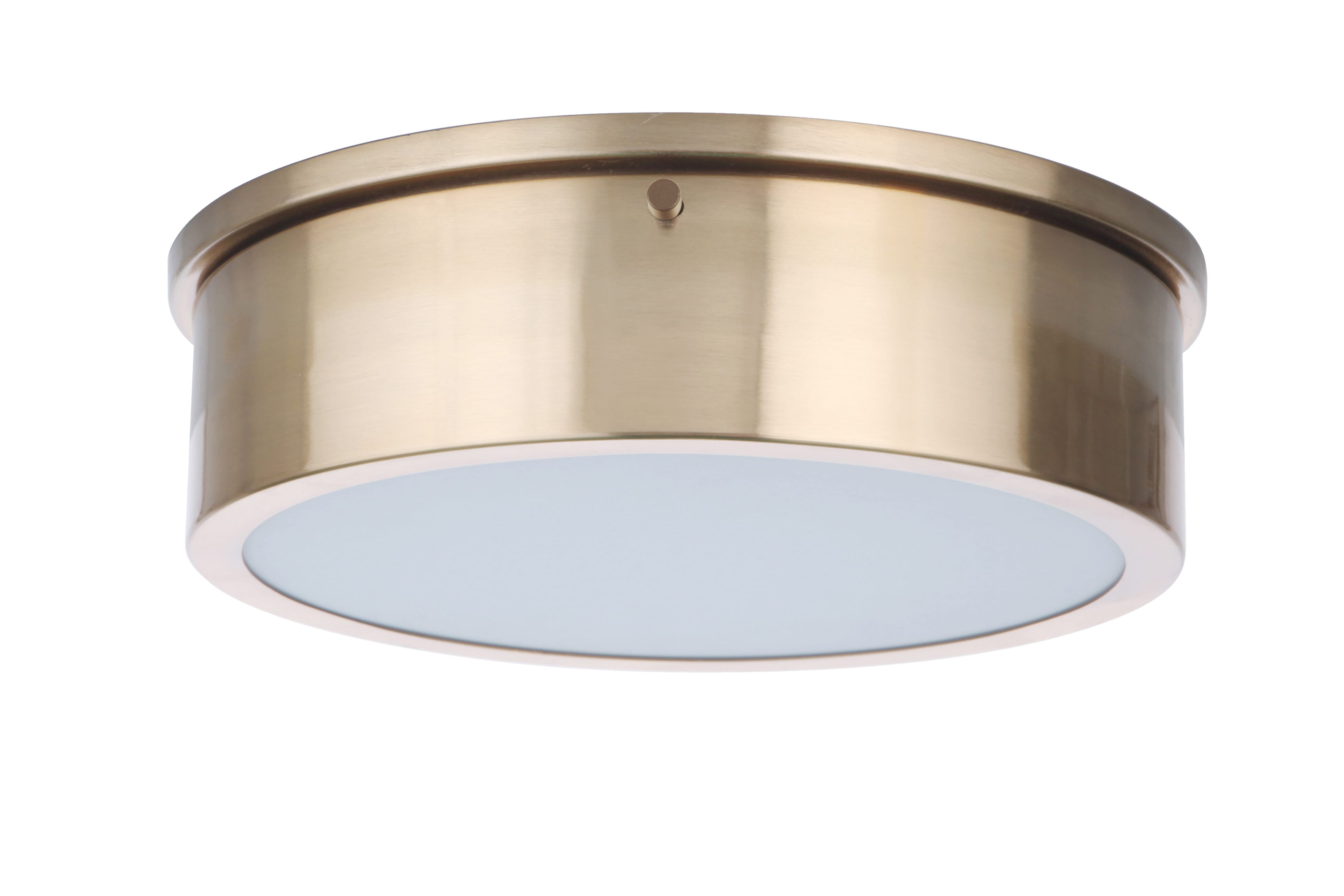 Satin Brass LED Flushmount from the Fenn Collection