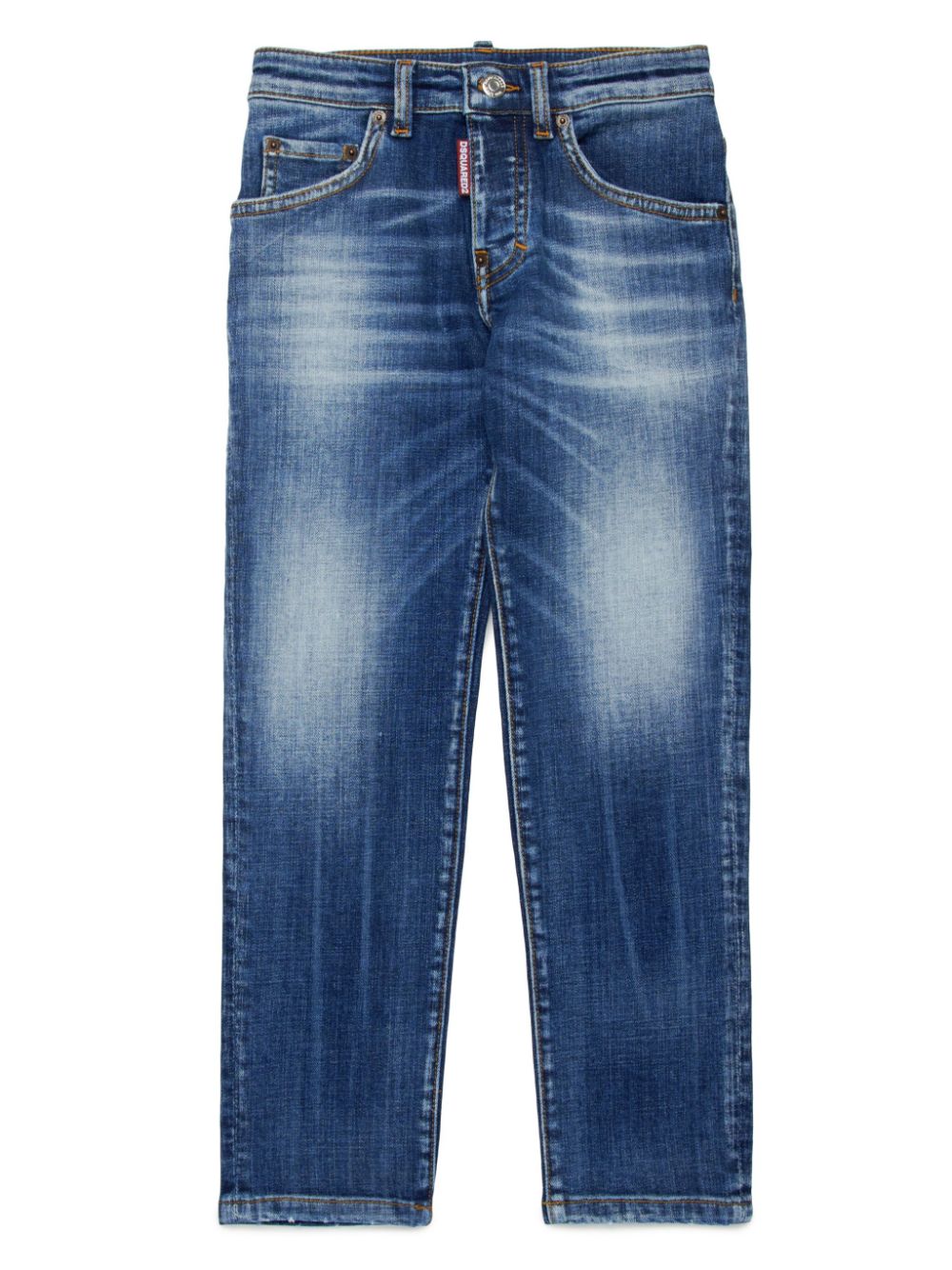 Stanislav mid-rise slim jeans - Blue