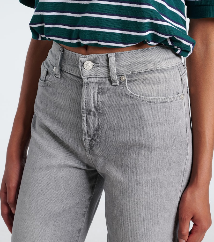 Lotta high-rise wide-leg jeans