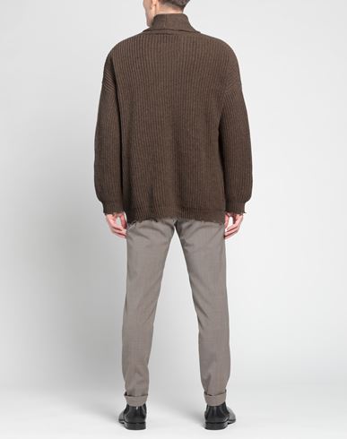 Man Cardigan Khaki Size XL Wool, Viscose, Nylon, Cashmere