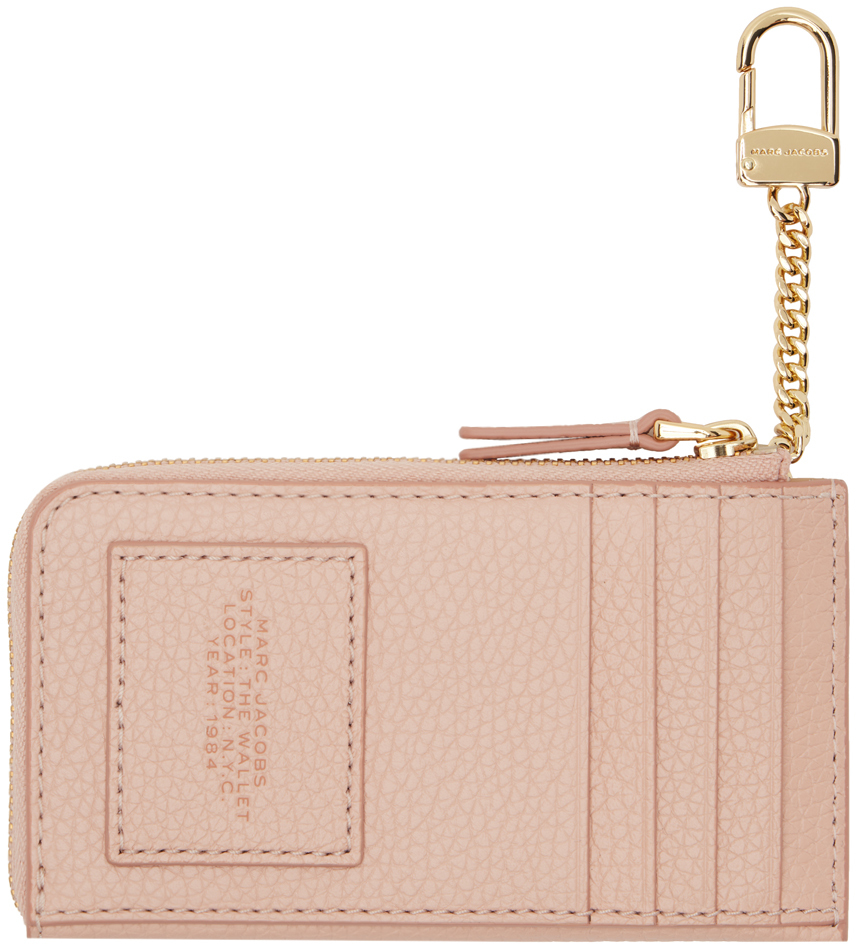 Marc Jacobs Pink 'The Leather Top Zip Multi' Wallet