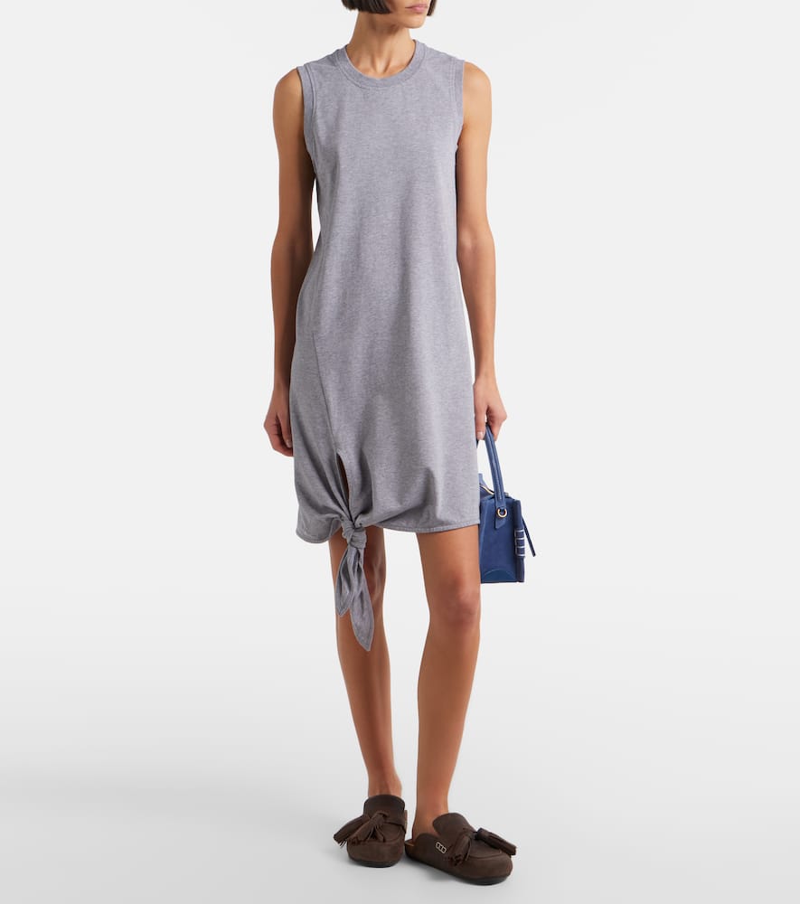 Cotton jersey midi dress