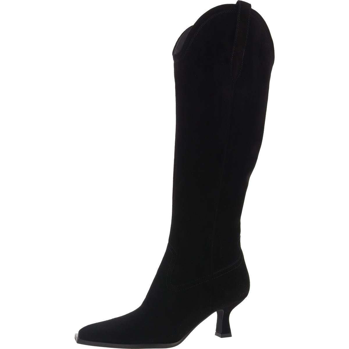 ARIANA Womens Two Tone Leather Knee-High Boots