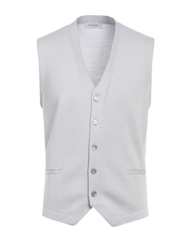 Gran Sasso Man Cardigan Light grey Size 40 Virgin Wool