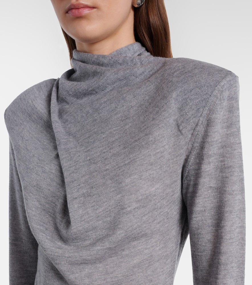 Virgin wool turtleneck sweater