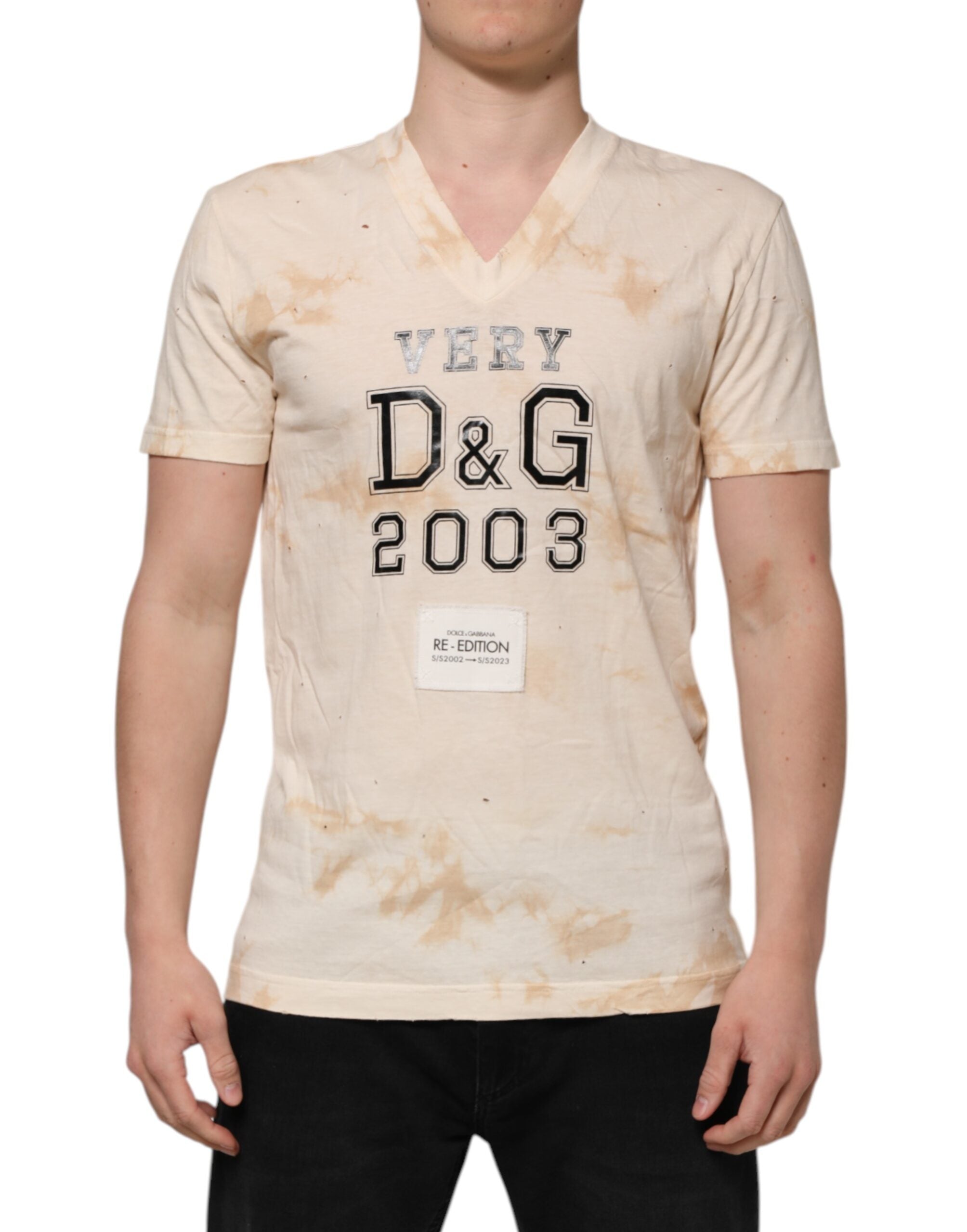 Logo-Print T-Shirt — Beige