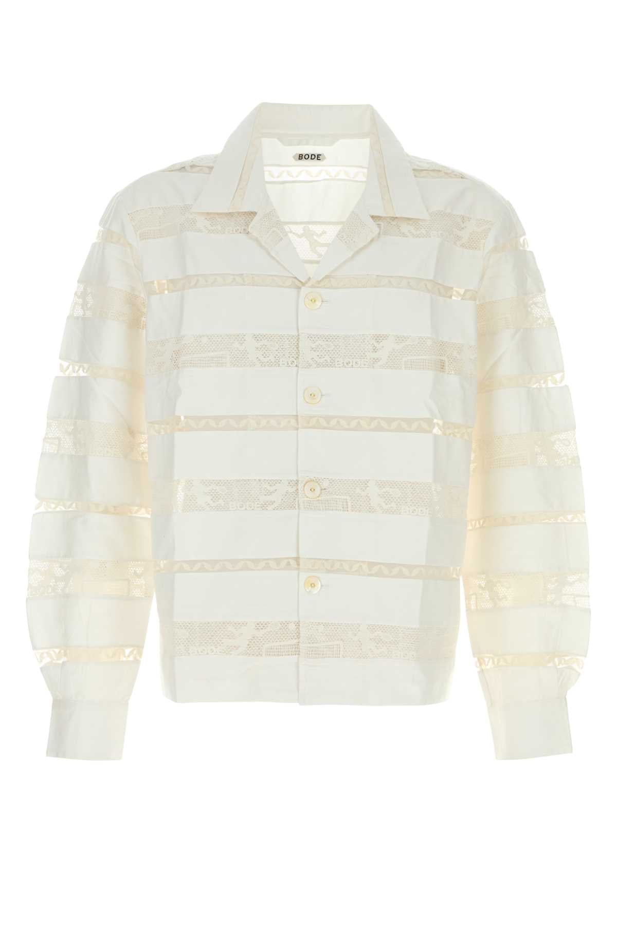 Tennis Lace Shirt — White