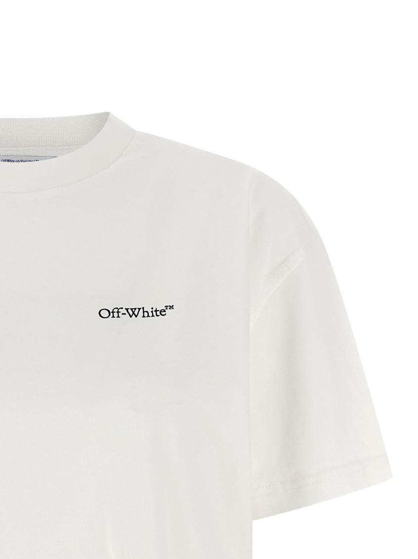Arrow Glowing Flower T-Shirt White