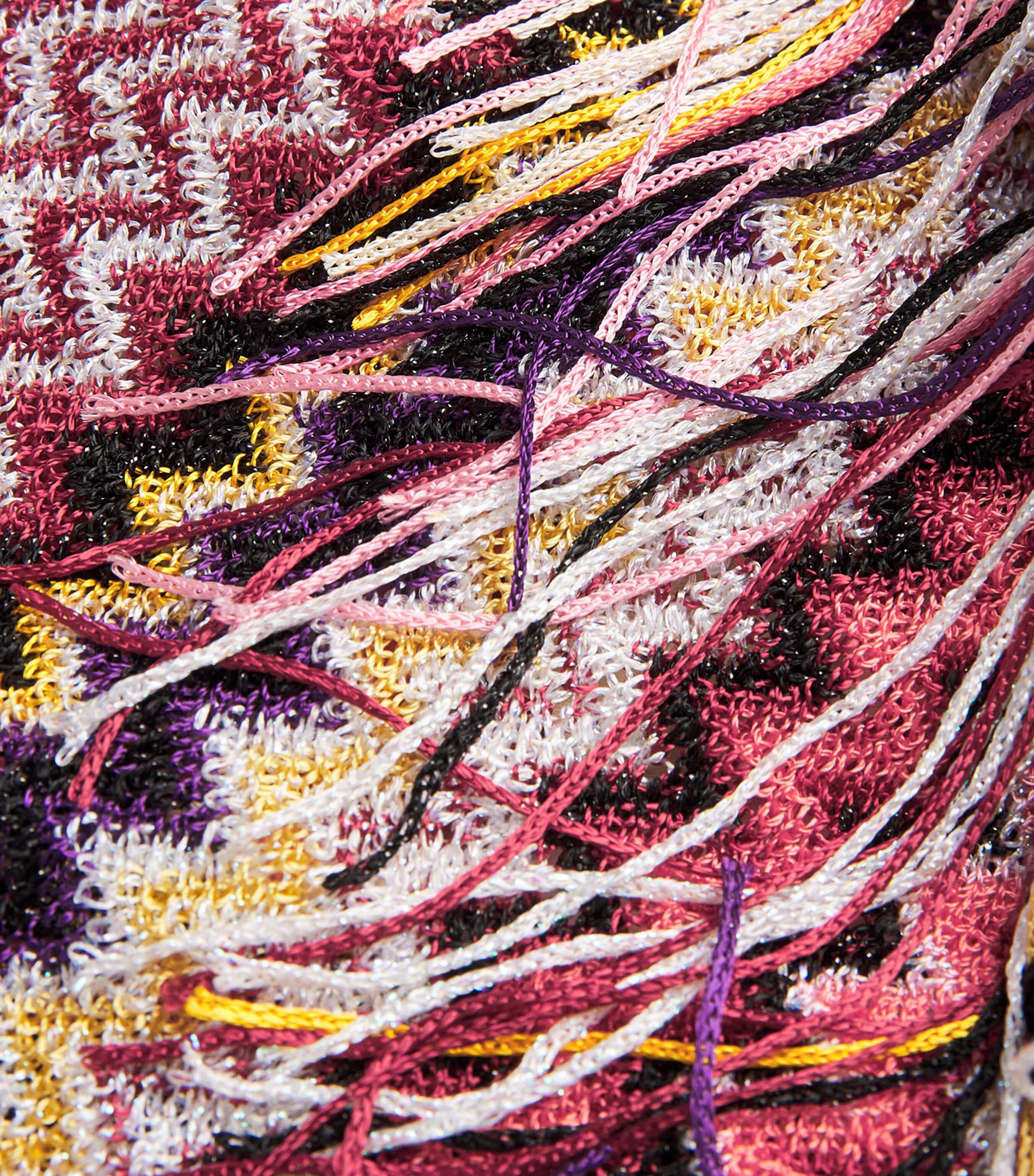 Missoni Fringe-Trim Zigzag Pareo