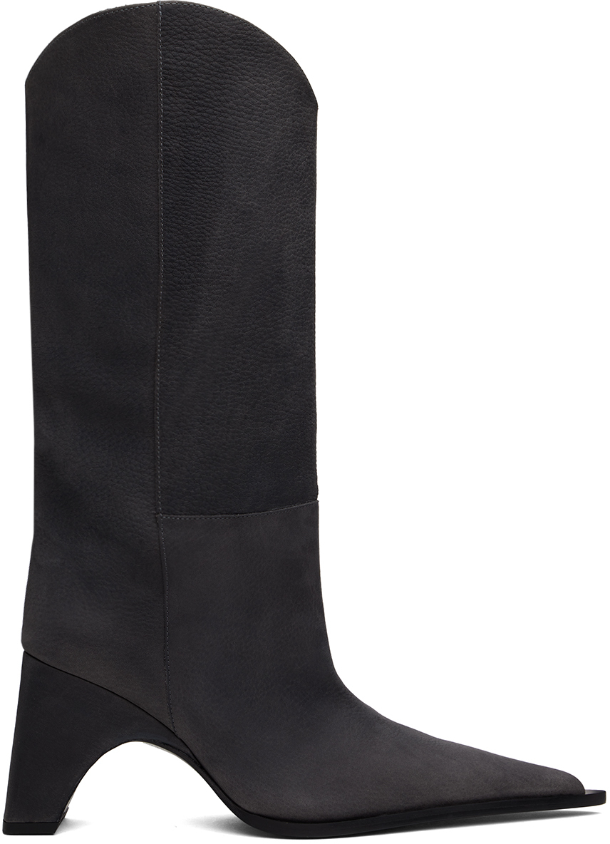 Coperni Gray Bridge Cowboy Boots