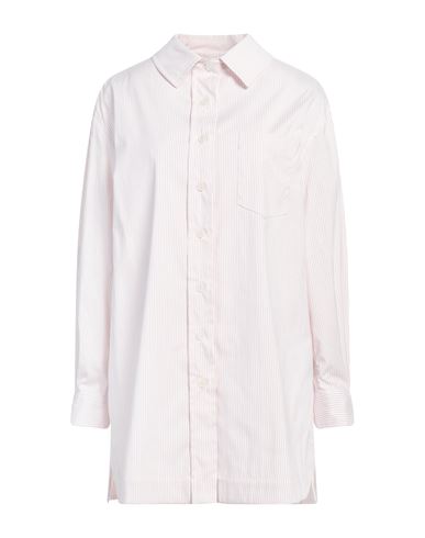 Hevò Woman Shirt Light pink Size 4 Cotton, Polyester, Elastane