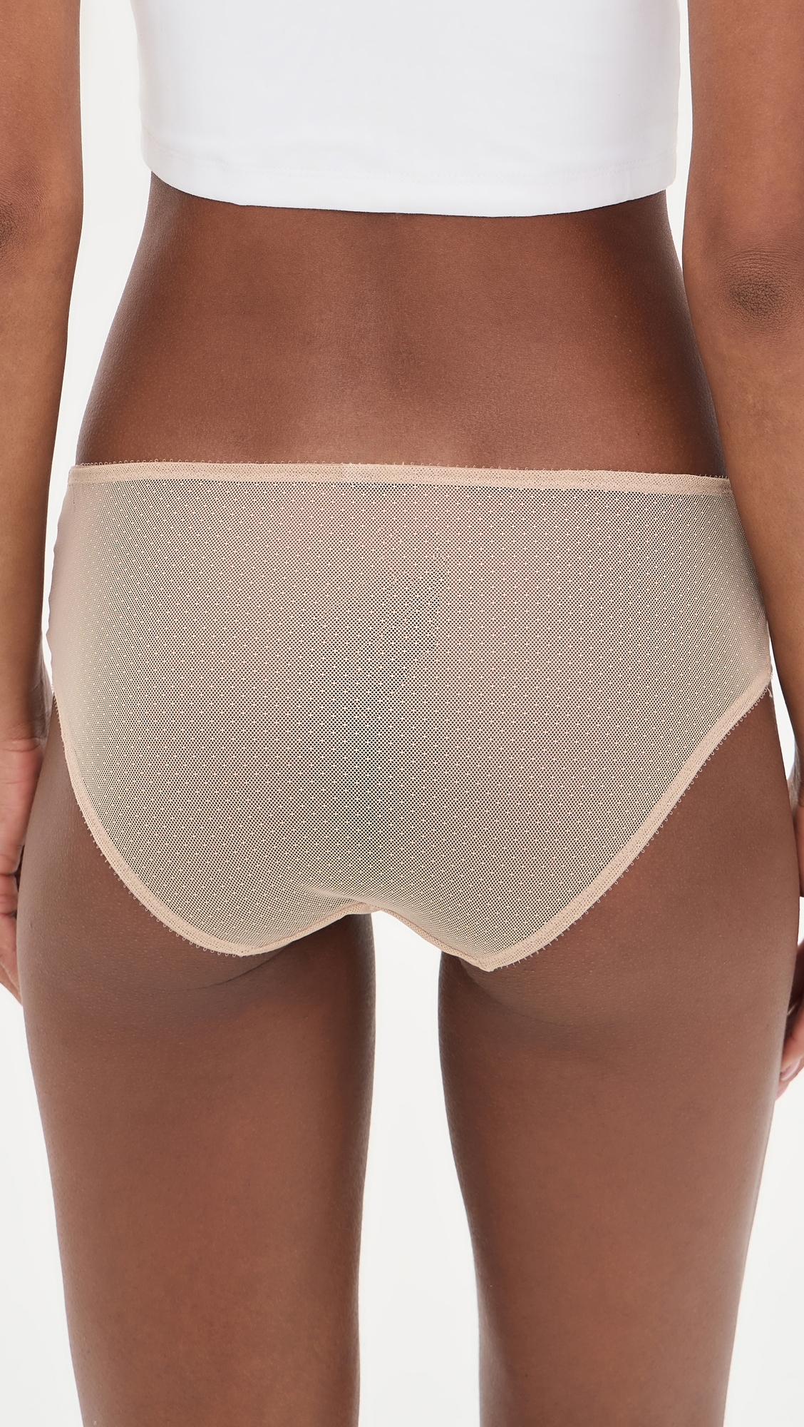 Jolie Lacy Hipster Panties 3 Pack Black/White/Nylon
