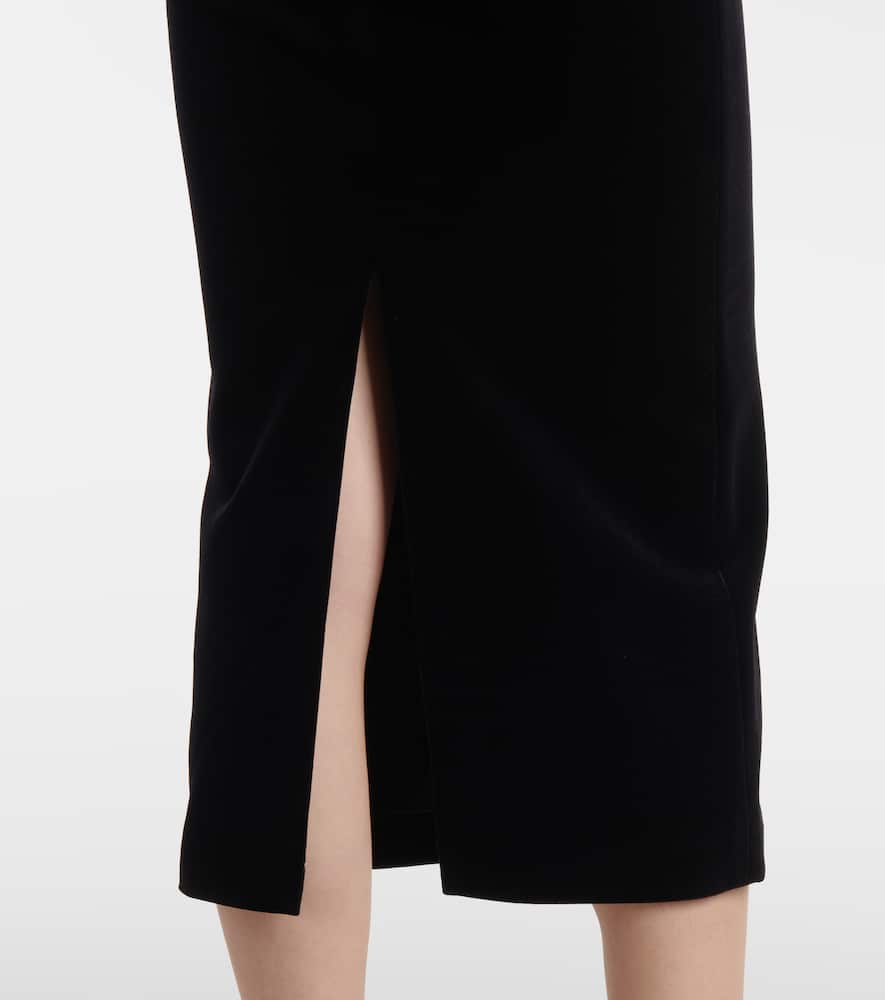 Velvet corset dress