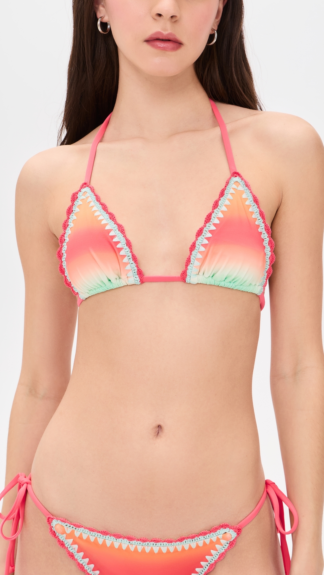 Winona Bikini Top Guava Jelly Crochet