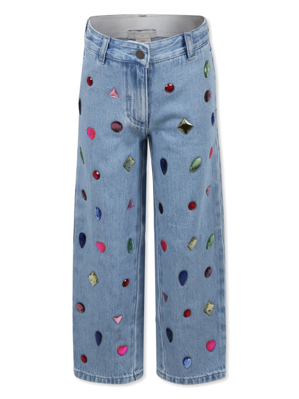 Girls Blue Relaxed Fit Denim Jeans