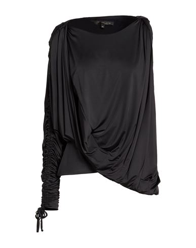 Woman Top Black Size 4 Polyamide, Elastane